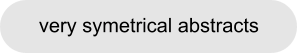 very symetrical abstracts